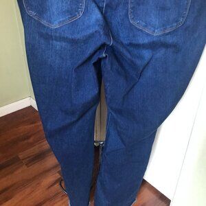 DEMOCRACY WOMEN JEANS SIZE 24W NWT STRETCH RAW HEM BOOT CUT AB SOLUTION